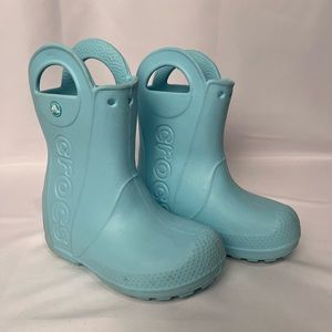 Crocs rain boots for girls or boys size 9C